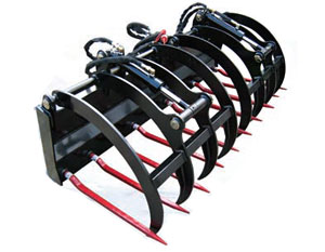 Debris Grapple Fork(Round Wind Type)