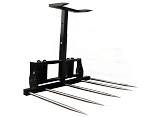 Square Bale fork with bag lift 