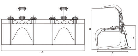 Heavy Duty Scrap Grapple Bucket Specification