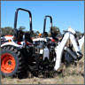 Backhoe for 3pt linkage of tractor